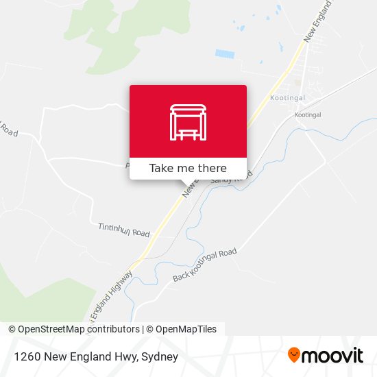 1260 New England Hwy map