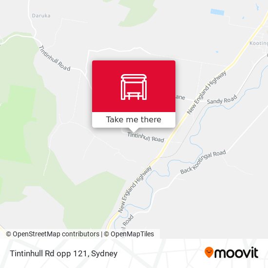 Tintinhull Rd opp 121 map