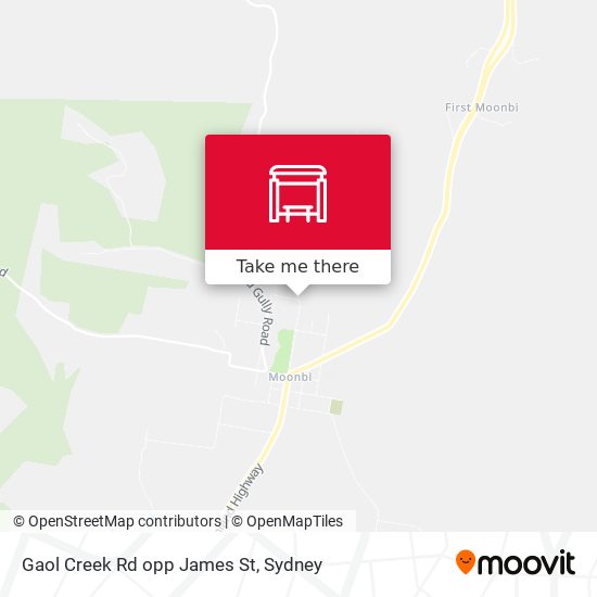 Gaol Creek Rd opp James St map