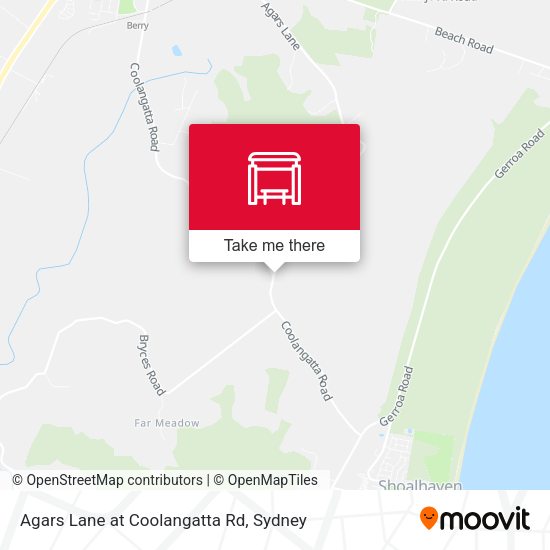 Agars Lane at Coolangatta Rd map