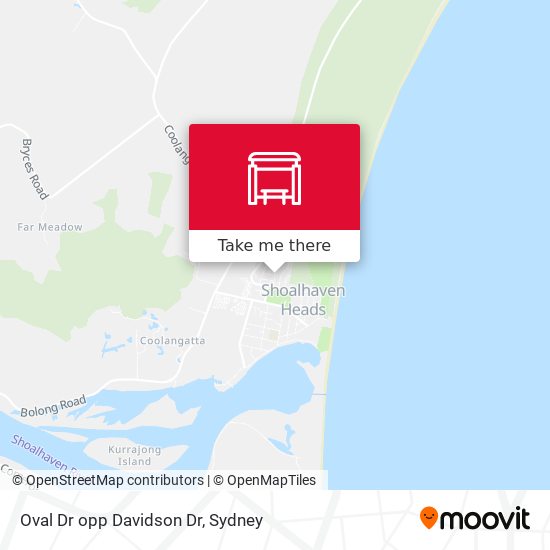 Oval Dr opp Davidson Dr map