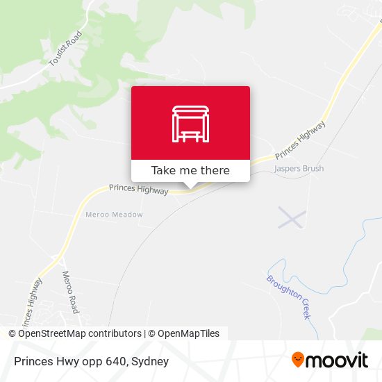 Princes Hwy opp 640 map