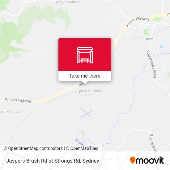 Jaspers Brush Rd at Strongs Rd map
