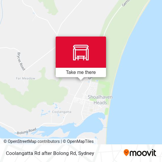 Coolangatta Rd after Bolong Rd map