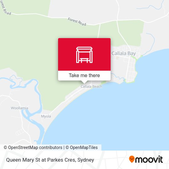Queen Mary St at Parkes Cres map