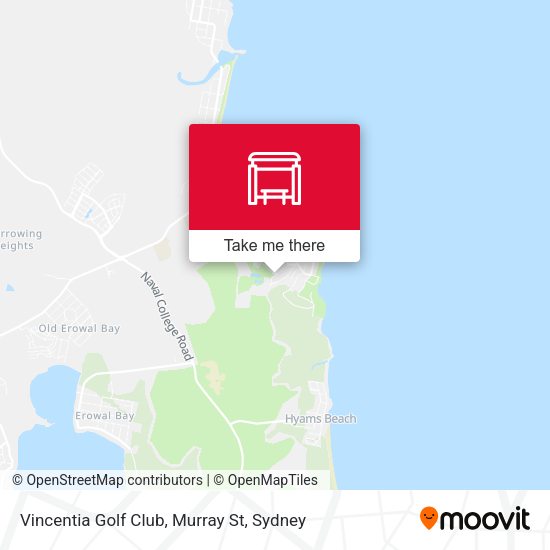 Vincentia Golf Club, Murray St map