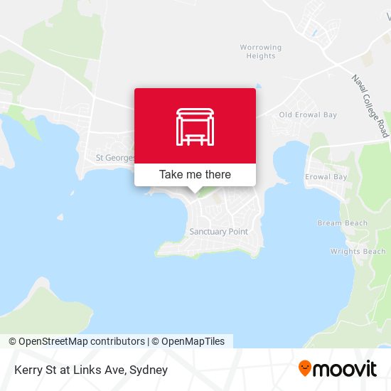 Kerry St at Links Ave map