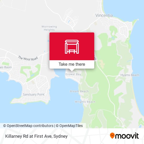 Killarney Rd at First Ave map