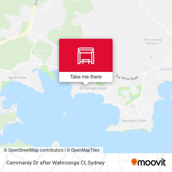 Cammaray Dr after Wahroonga Cl map