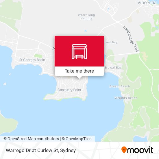 Warrego Dr at Curlew St map