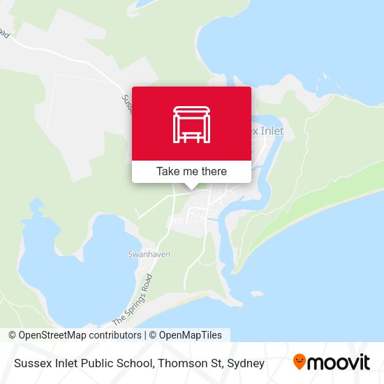 Sussex Inlet Public School, Thomson St map