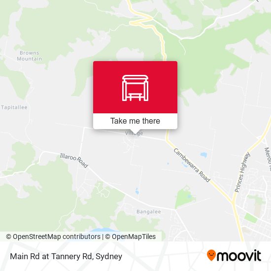 Main Rd at Tannery Rd map