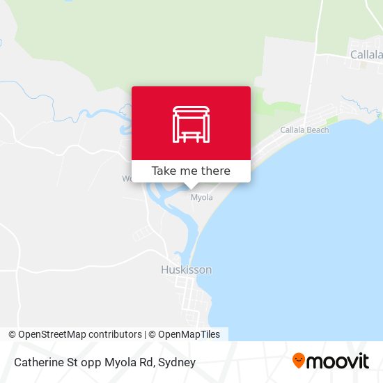 Catherine St opp Myola Rd map