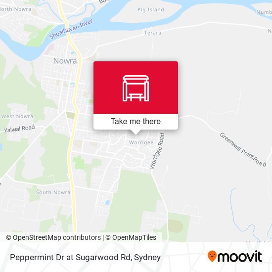 Peppermint Dr at Sugarwood Rd map