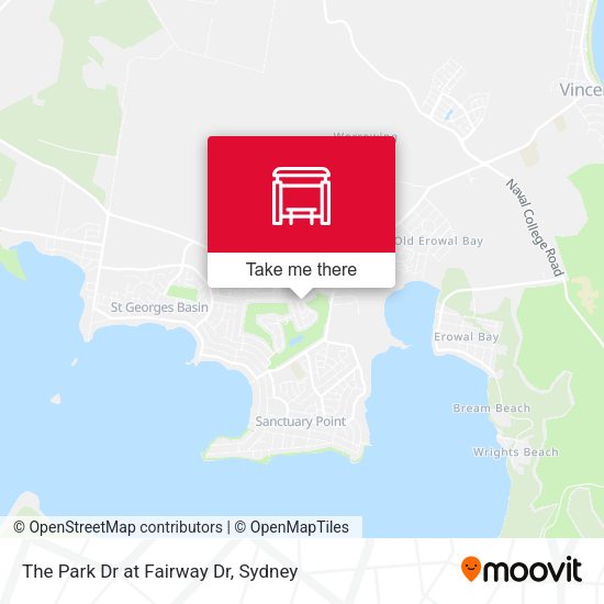 The Park Dr at Fairway Dr map