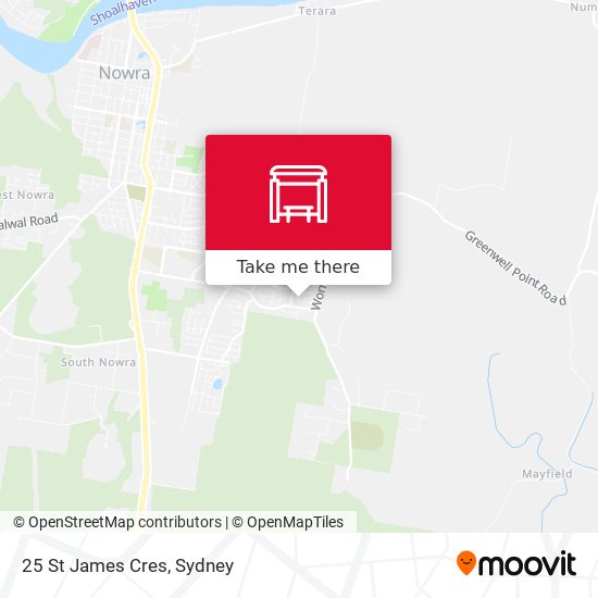 25 St James Cres map