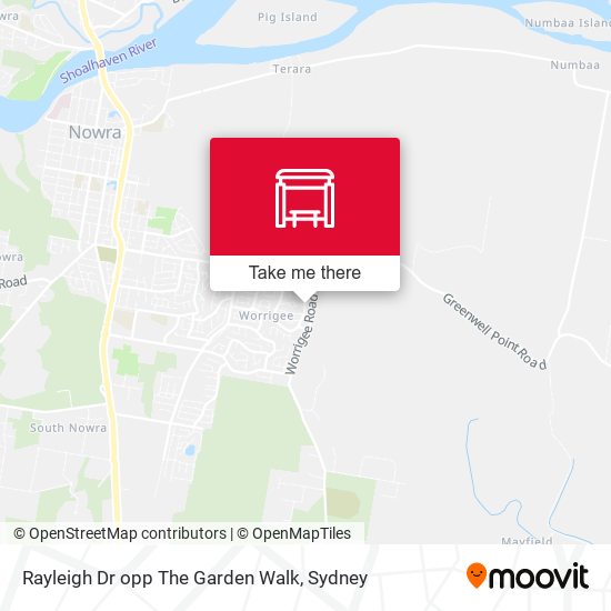 Rayleigh Dr opp The Garden Walk map