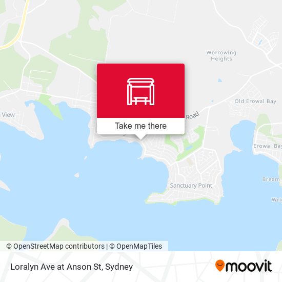 Loralyn Ave at Anson St map