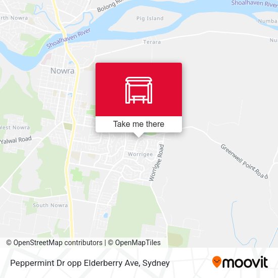 Peppermint Dr opp Elderberry Ave map