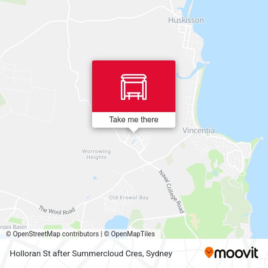 Holloran St after Summercloud Cres map
