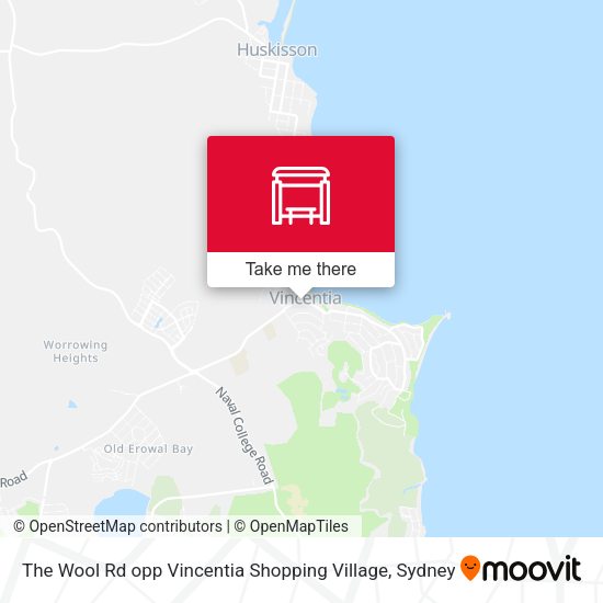 The Wool Rd opp Vincentia Shopping Village map