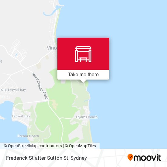 Frederick St after Sutton St map