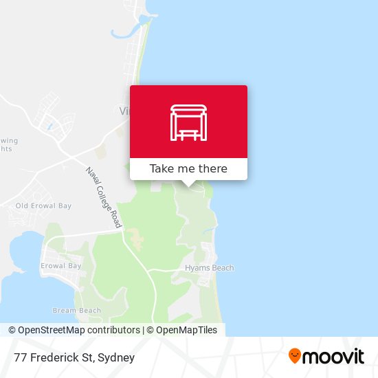 77 Frederick St map
