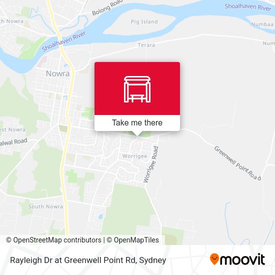 Rayleigh Dr at Greenwell Point Rd map