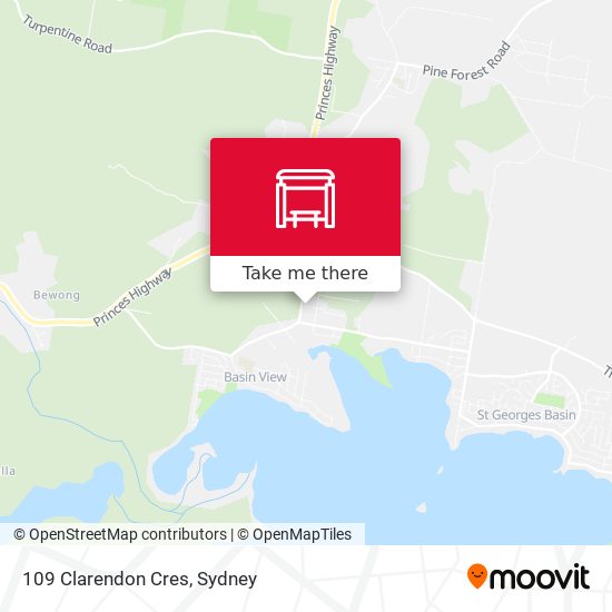 109 Clarendon Cres map