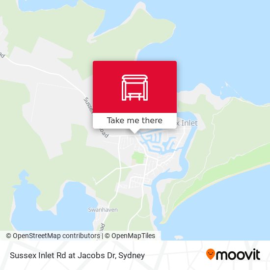 Sussex Inlet Rd at Jacobs Dr map
