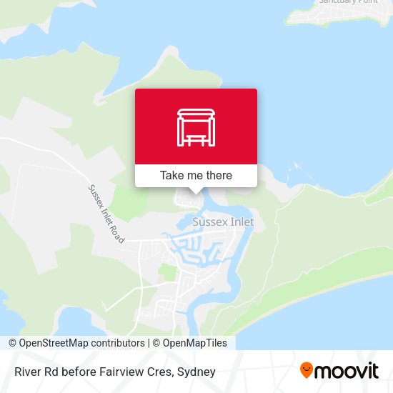 River Rd before Fairview Cres map