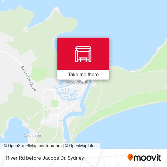 River Rd before Jacobs Dr map
