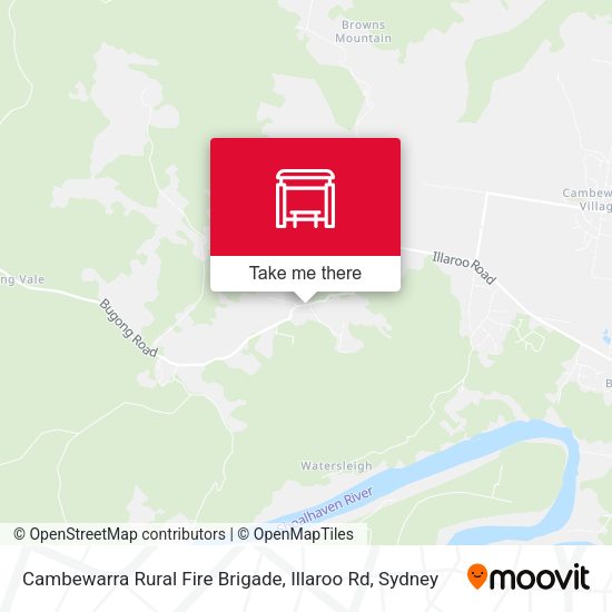 Cambewarra Rural Fire Brigade, Illaroo Rd map