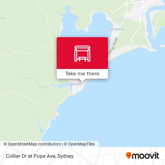 Collier Dr at Pope Ave map