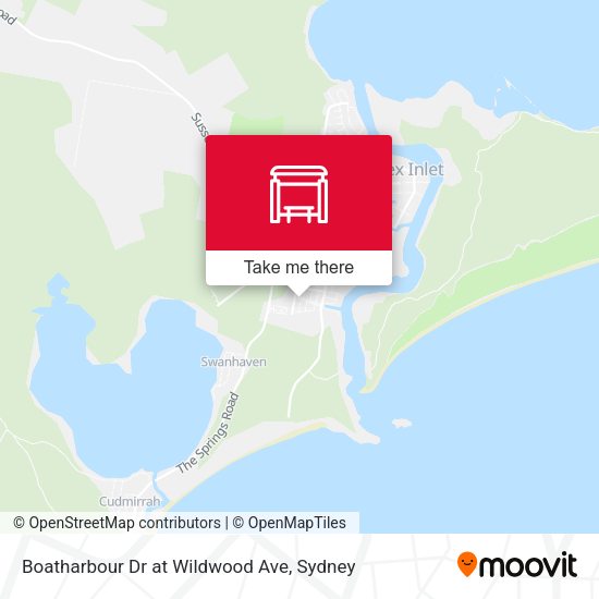 Boatharbour Dr at Wildwood Ave map