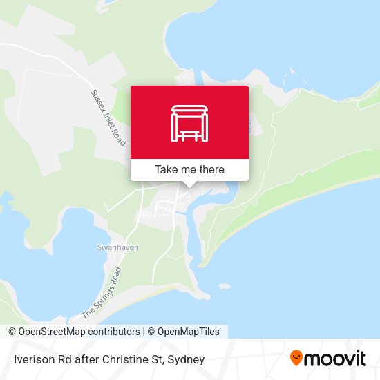 Iverison Rd after Christine St map