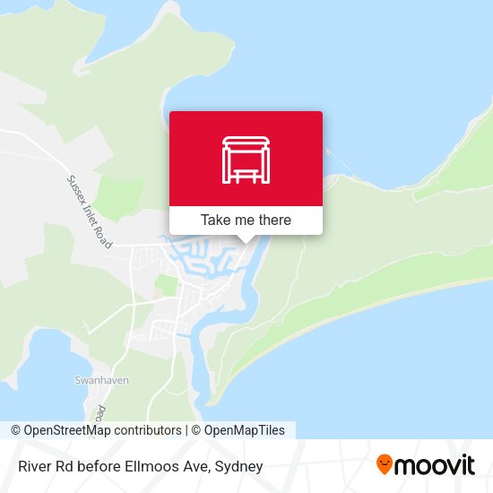 River Rd before Ellmoos Ave map