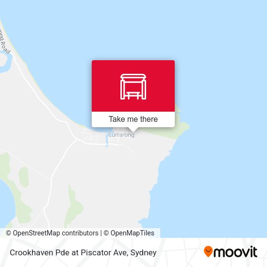 Crookhaven Pde at Piscator Ave map