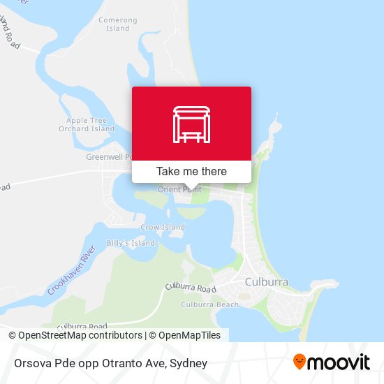 Orsova Pde opp Otranto Ave map