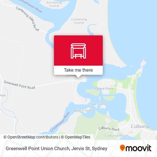 Greenwell Point Union Church, Jervis St map