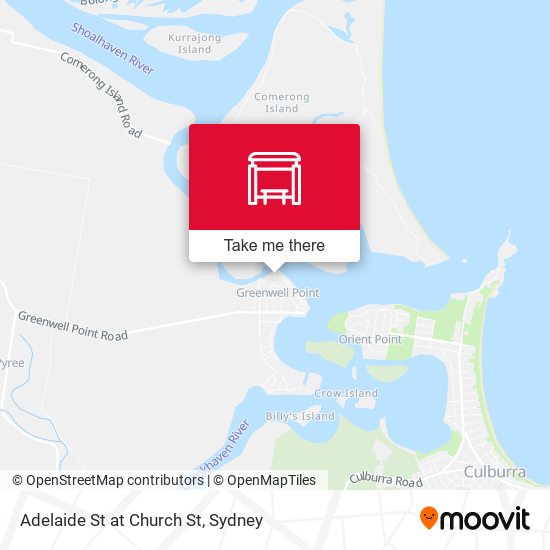 Adelaide St at Church St map