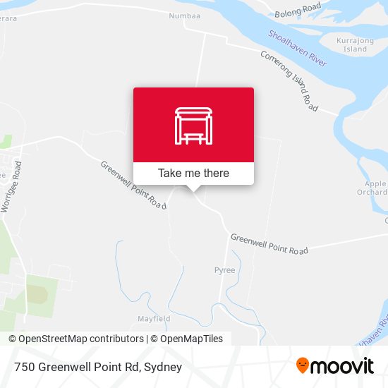 750 Greenwell Point Rd map