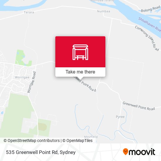 535 Greenwell Point Rd map