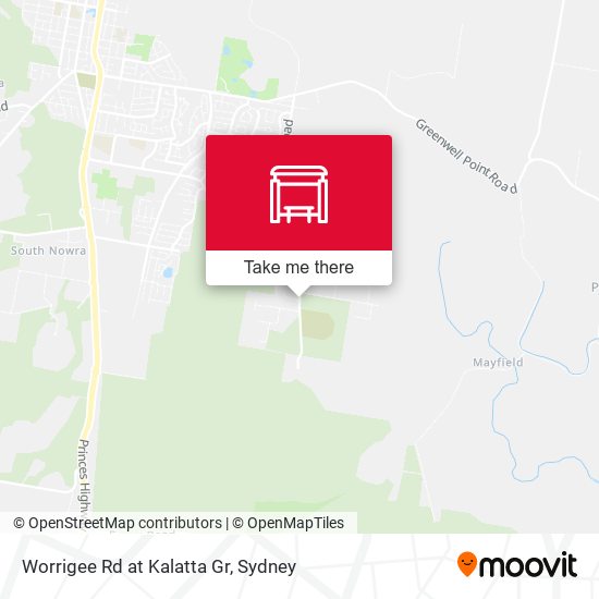 Worrigee Rd at Kalatta Gr map