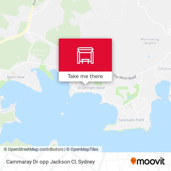 Cammaray Dr opp Jackson Cl map