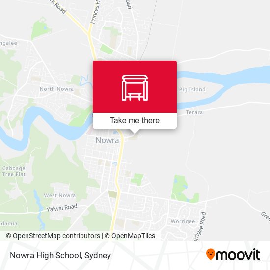 Nowra High School map