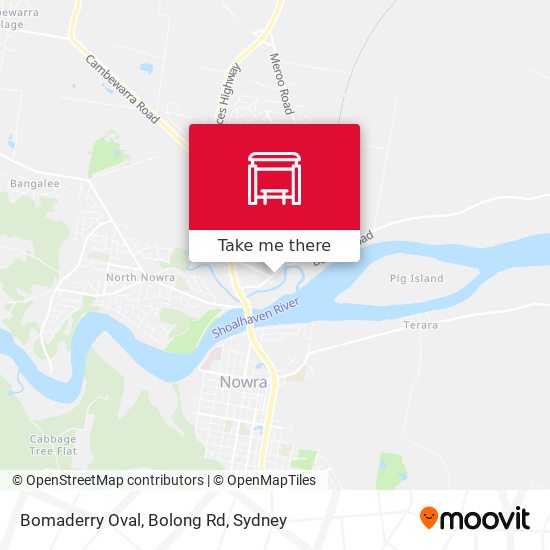 Bomaderry Oval, Bolong Rd map