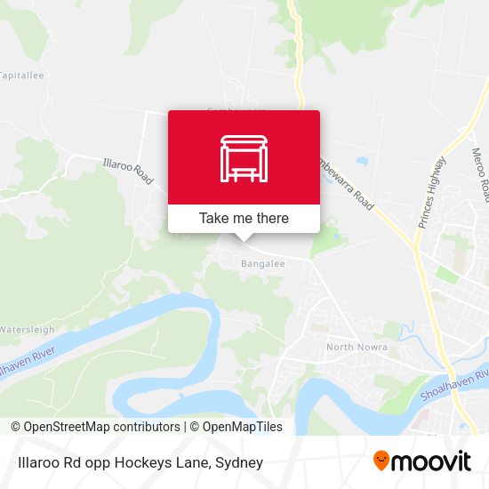 Illaroo Rd opp Hockeys Lane map