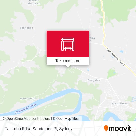 Tallimba Rd at Sandstone Pl map
