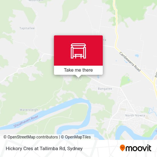 Hickory Cres at Tallimba Rd map